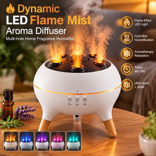Flame aroma diffuser essential - flame,